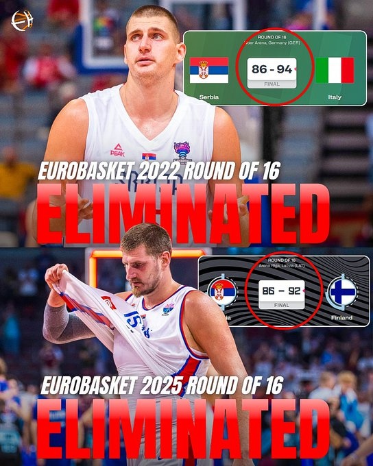 Hoa tulip bóng rổ? Serbia đã ghi được 16 3 điểm bởi Ý trong phiên cuối cùng và đã bị cướp 20 bảng tấ