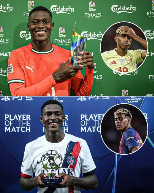 Thế giới đầu tiên bên trái? Mendes UEFA Champions League vs Yamal, giành được cầu thủ giỏi nhất tron