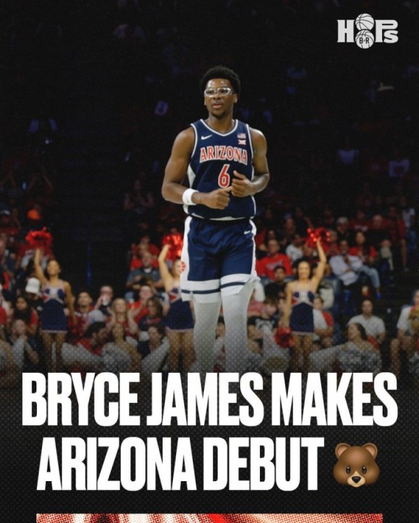 Con trai thứ hai của James Bryce đã thực hiện ba con trỏ trong lần ra mắt của Arizona và có thể tham