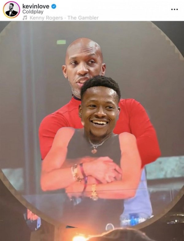 Cả hai đều bị bắt! Love đăng ảnh Billups và Rozier, nguyên mẫu là một giám đốc điều hành bị bắt quả